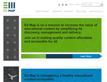 Tablet Screenshot of edmap.com